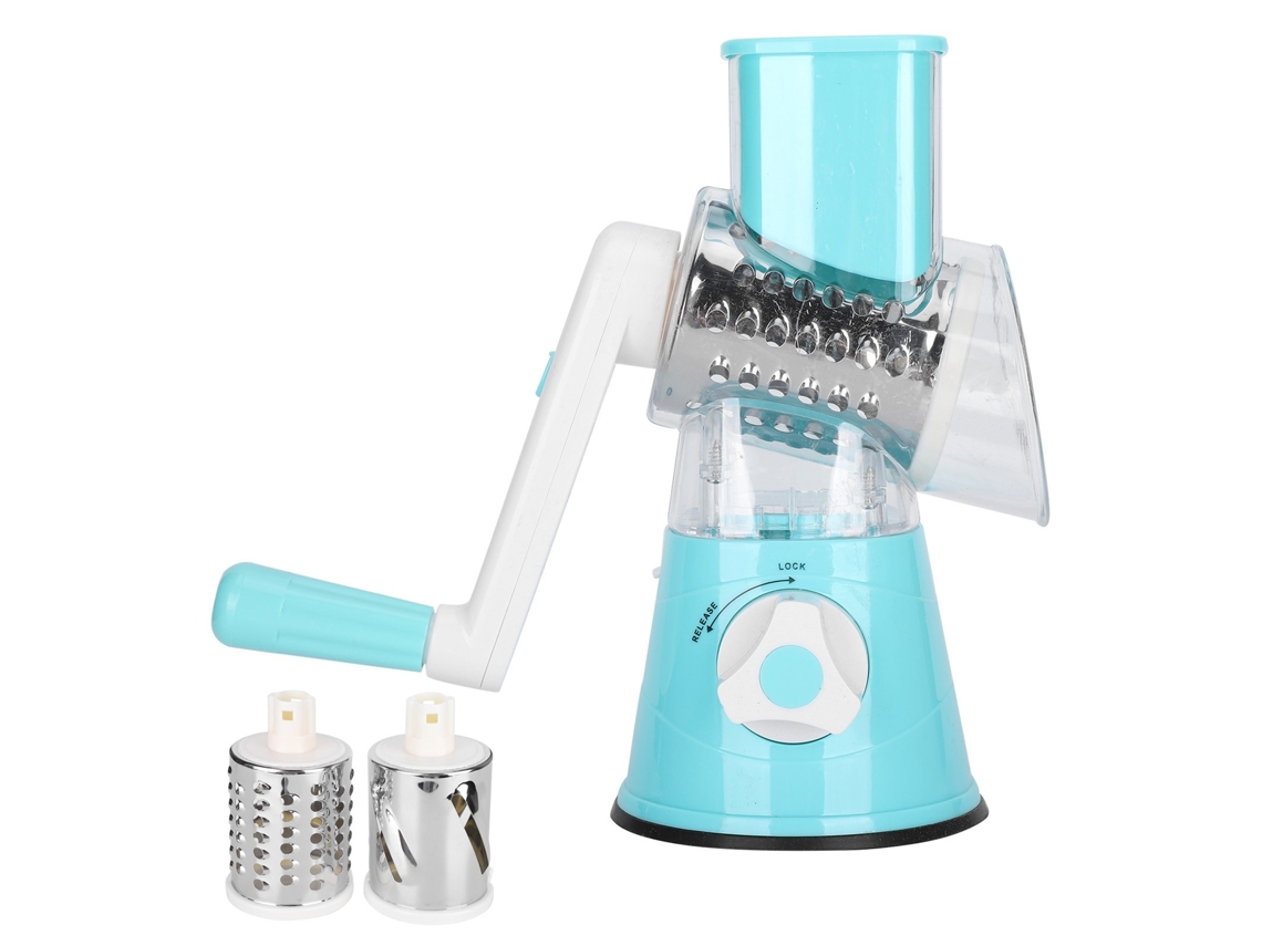 Cortador Manual De Vegetais, Picador Ralador Alimentos, Azul, Ferramenta Cozinha Multifuncional