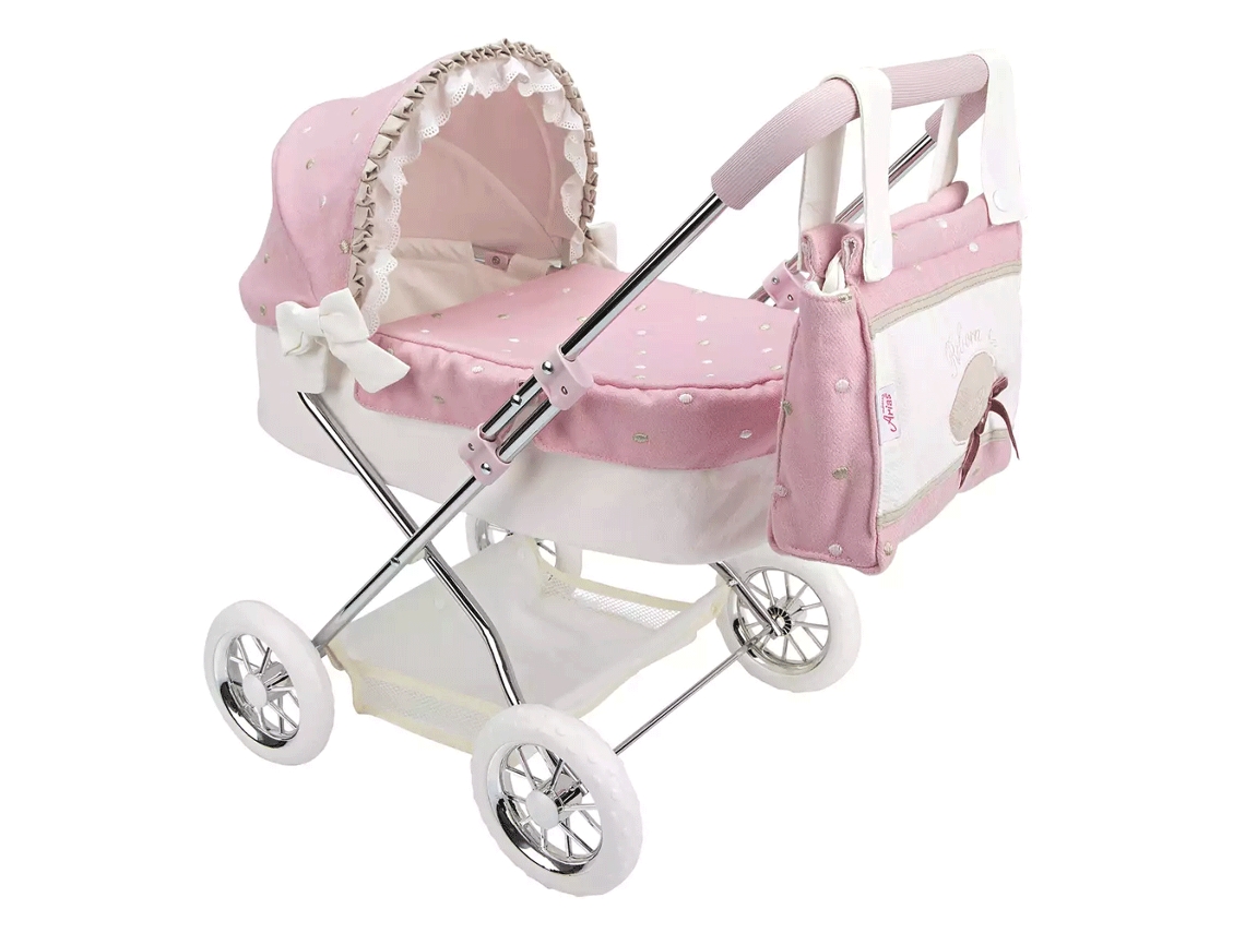 Carrinho de Bonecas Reborn Paris 55 cm ARIAS (Idade Mínima: 3 anos)