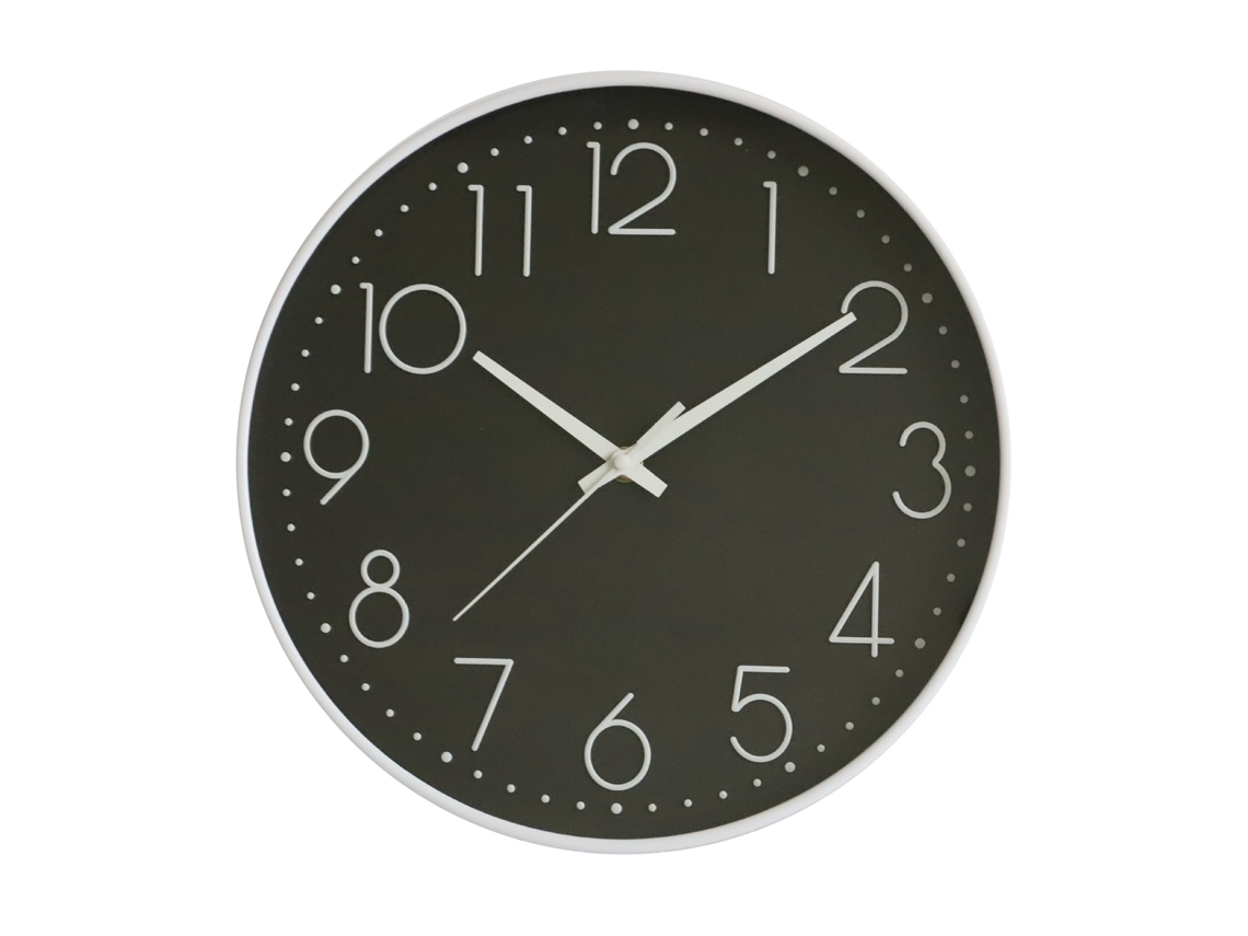Ronjoe-relógio De Parede Silencioso 8 Polegadas Decorativo Moderno De Moldura Branca Para Sala De Estar
