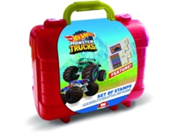 Conjunto de viagem - MULTIPRINT - 42143 - 5 carimbos Hot Wheels, 10 lápis