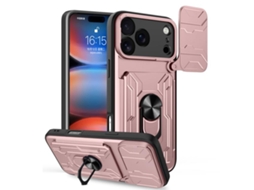 Capa Para Iphone 17 Pro Max Com Proteção Deslizante Para A Câmera E Compartimento Para Cartãohw