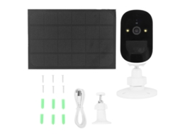 Câmera de segurança solar sem fio wifi visão noturna hd 1080p para exterior com detecção inteligente ip66 S/MARCA