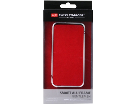 Capa iPhone 4, 4s SWISS CHARGER SCP40014 Prateado