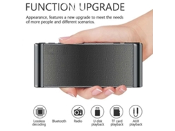Caixa De Som Portátil Usb Bluetooth Com Rádio Fm, Microfone Sem Fio Cannon Russian Steel Saber Olysi Shop