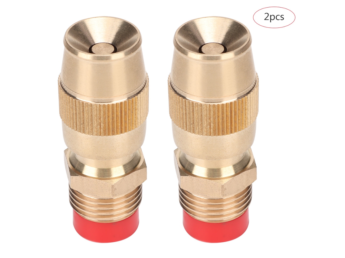 Sistema de irrigação com regador de jardim de 1/2 polegadas com 4 bicos de cobre ajustáveis