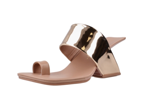 Sapatos de Mulher UNITED NUDE Loop Toe Hi Tecido Dourado (37)