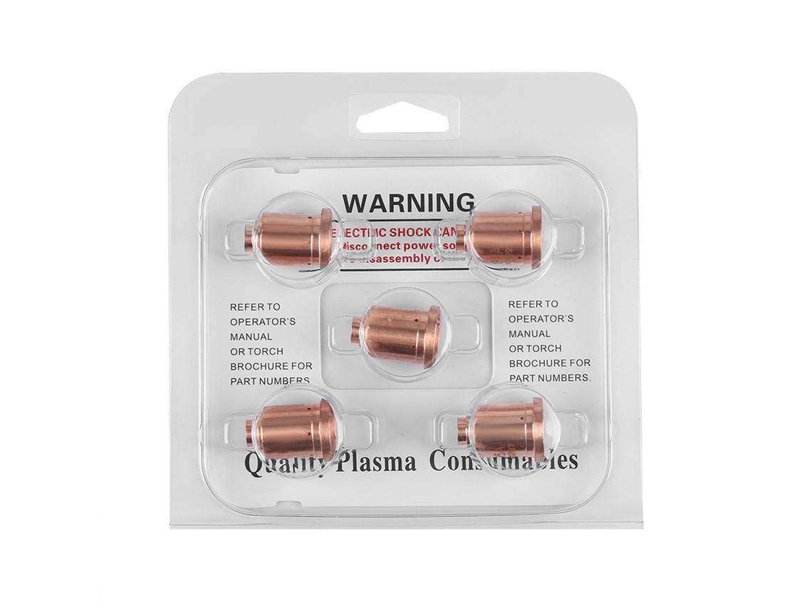 5 Peças De Bicos De Corte Plasma 85a 220797 Para Tocha Max85 Consumíveis De Plasma