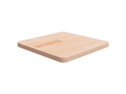 Vidaxl Tampo De Mesa Quadrado 40x40x2,5 Cm Carvalho Maciço Não Tratado