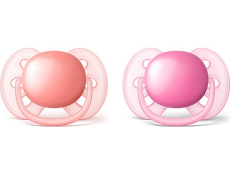 Conjunto 2 Chupetas PHILIPS  Ultra Soft (0-6 m, 2 uds)
