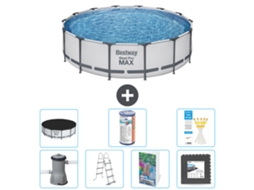Bestway Piscina Bestway Steel Pro Max Redonda - 427x122 Cm - 8-peças S563