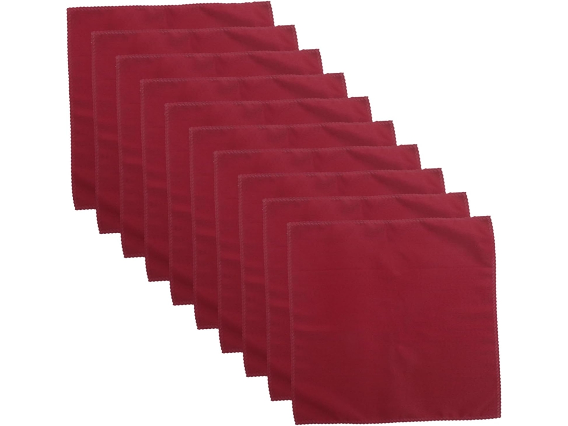 Conjunto De 10 Guardanapos De Tecido Para Restaurantes E Eventos.