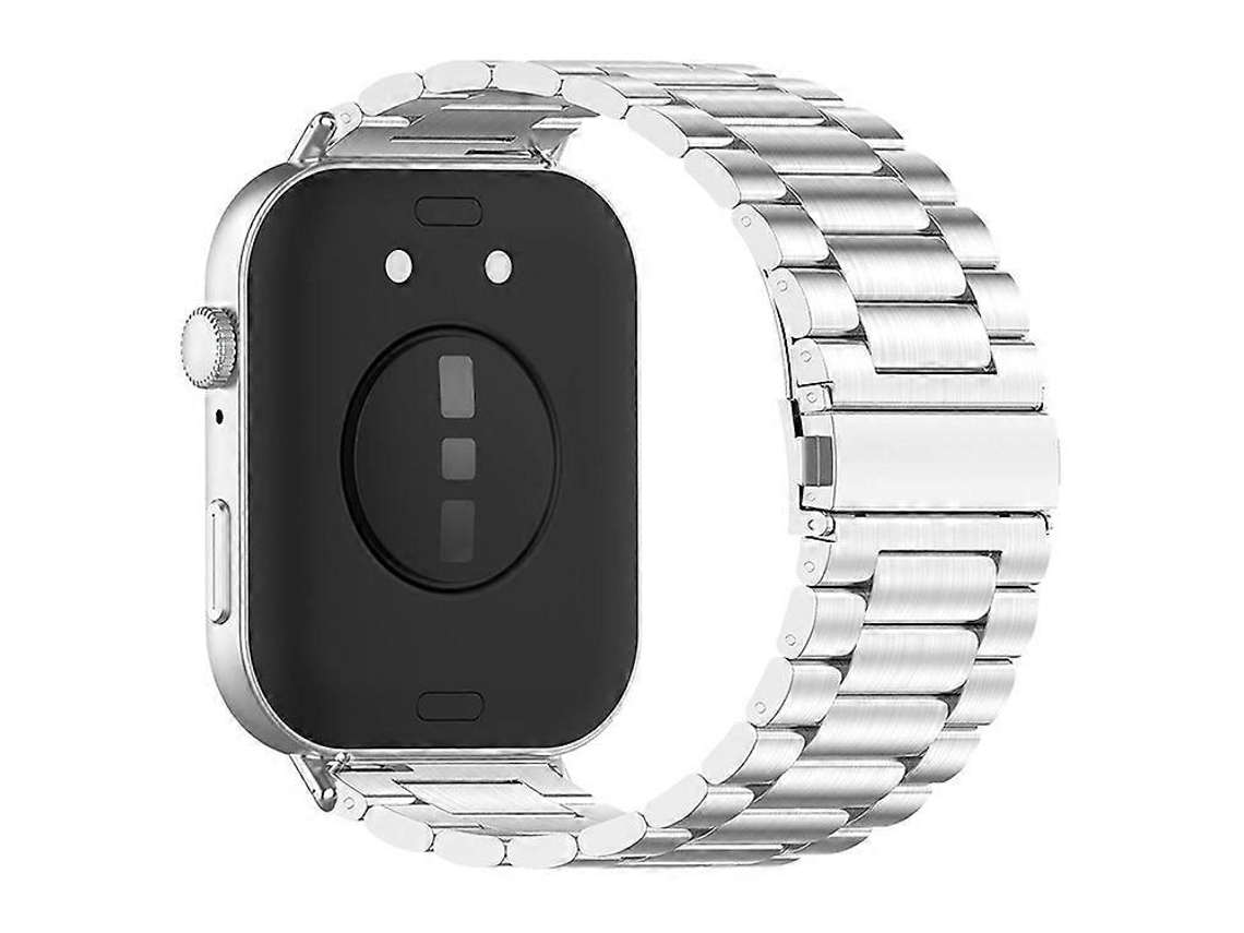 Pulseira de aço inoxidável compatível com Huawei Watch Fit 3. Substituição da pulseira do smartwatch com ferramenta. Ly Ebike