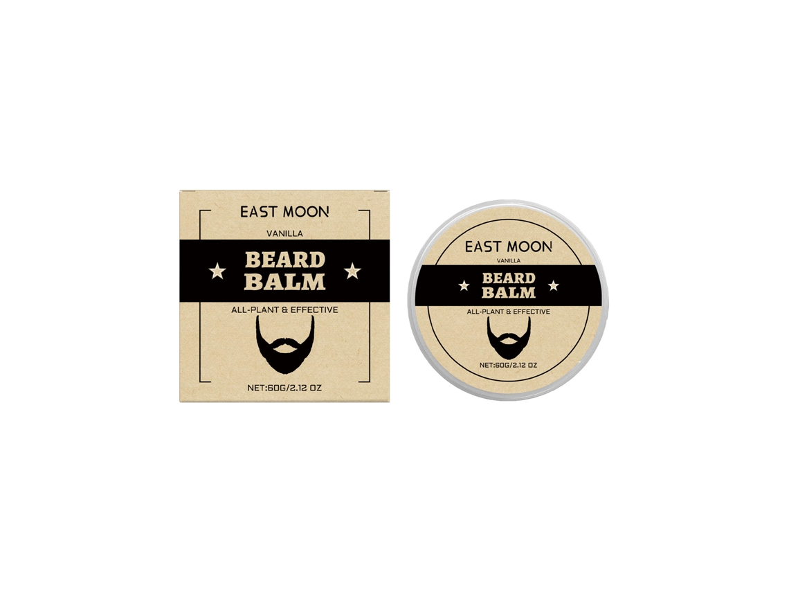 Creme de Barba Vanilla East Moon, Nutrição e Hidratação para Homens, Suavização e Brilho LAXISCREED