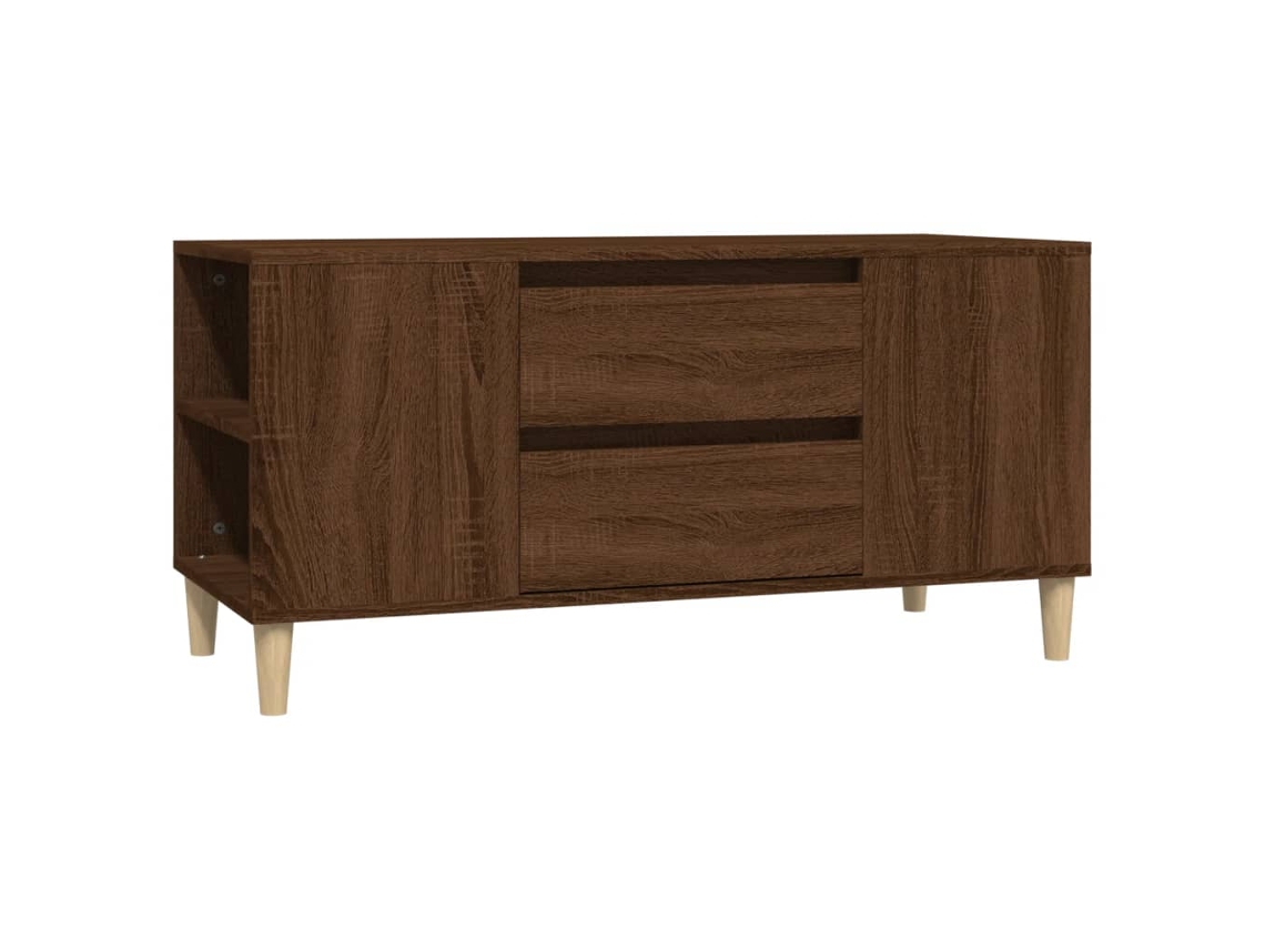 Tv Cabinet, Tv Cabinets Vidaxl Marrom Madeira Processada (n/a)