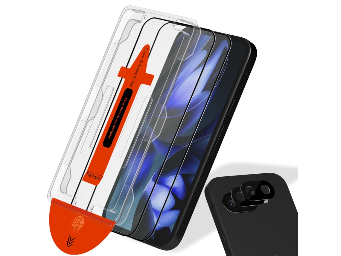 Kit 2 Telas E Lentes Compatível Com Google Pixel 9a