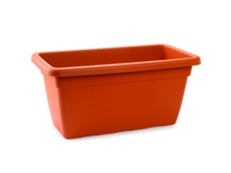 Floreira De Plástico Sem Prato, Vaso Com Furos De Drenagem, Modelo Plft, Vaso Retangular, Plantas, Flores, Varanda, Casa, Fabricado Na Espanha Acan
