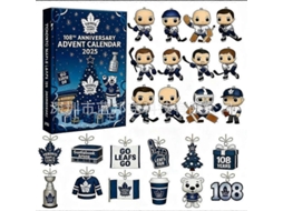 Nova Line caixa Cega de Natal 2025 Toronto Maple Leafs Calendário de Contagem Regressiva do 108º Aniversário