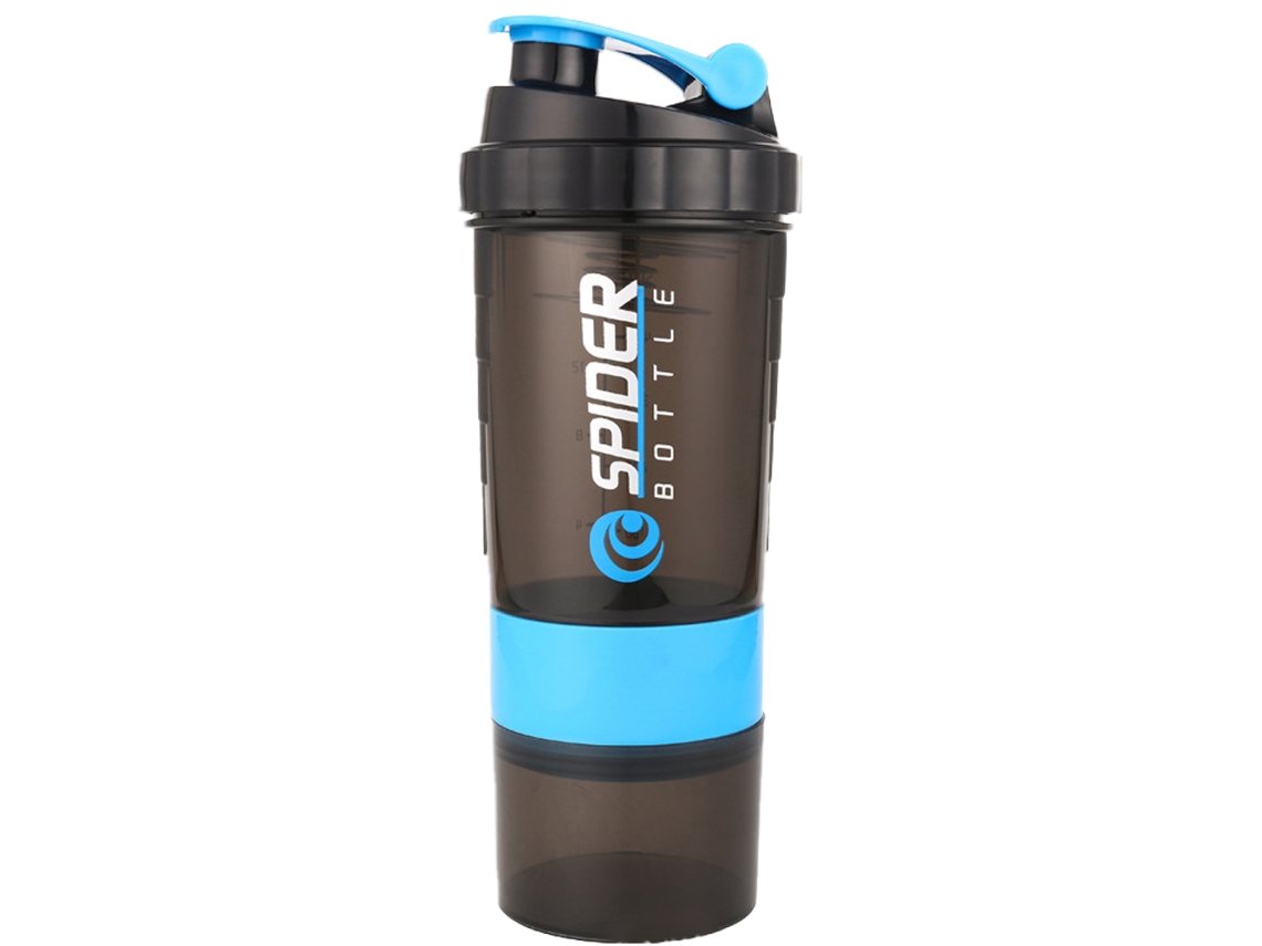 Ferramenta Shaker de Proteína em Pó para Esportes Fitness Garrafa Azul Água Esportiva Shake À Prova UISAVE