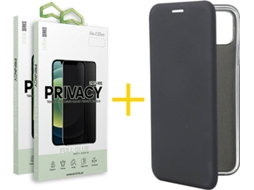 Capa e Película Apple  iPhone 11 Pro SKYHE Flip Cover 1026 Preto