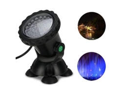 Luz Sumergível Ip68 Com 36 Leds, Foco Submarino Impermeável, Ajustável 180°, Para Piscina, Fonte, Aquário