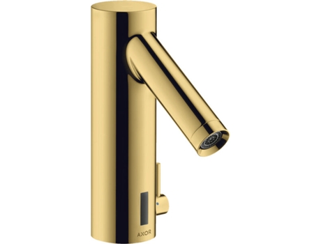 misturador electrónico de lavatório hansgrohe com regulação de temperatura com ligação à rede