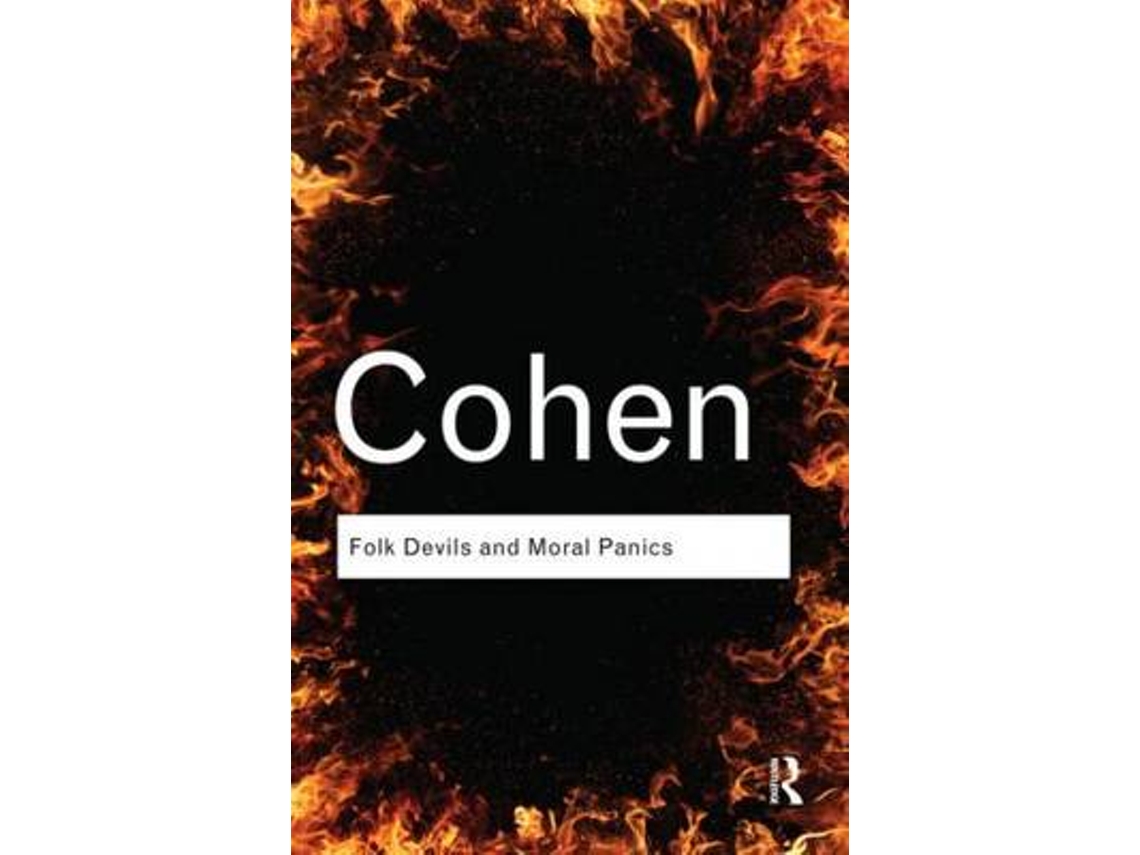 Livro Folk Devils and Moral Panics de Stanley Cohen (Inglês)