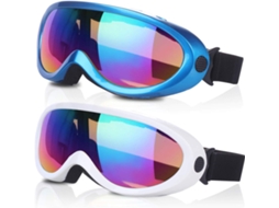 Óculos De Esqui, Pacote Com 2, Óculos De Snowboard Para Crianças, Meninos E Meninas, Jovens, Homens Aquaforge
