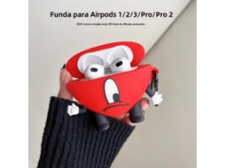Capa Bad Bunny Para Airpods 1/2/3 Pro 1/2 Capa Inteligente Para Fones De Ouvido Bluetooth Bad Bunny Em Gel De Sílica Macia Para Airpods Vayotoy