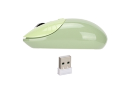 Cute Cat Paw 2.4g Mouse Sem Fio Mini Verde