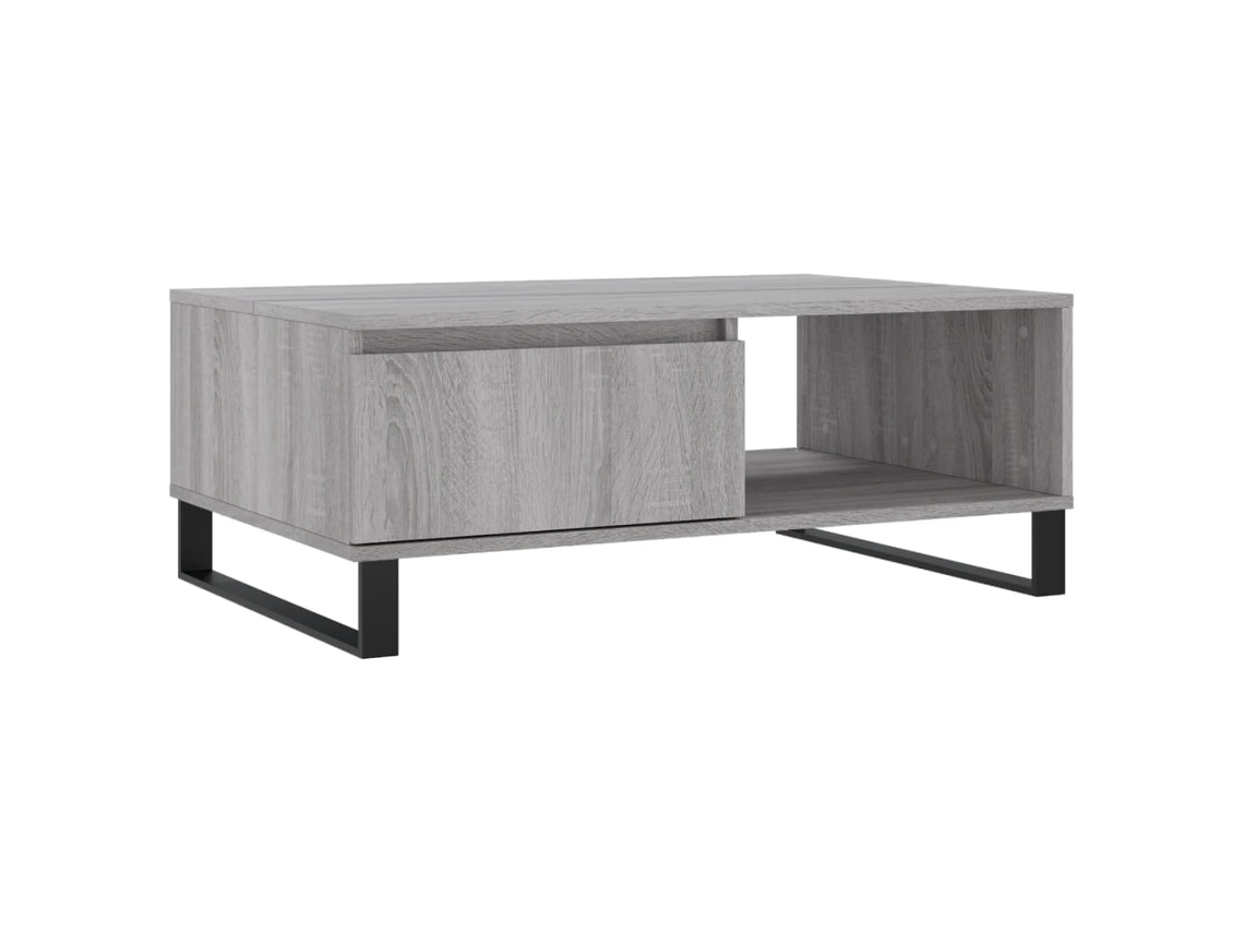 Coffee Table, Coffee Tables Vidaxl Cinzeto Madeira Processada (n/a)