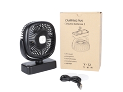 Laxiscreed Ventilador Compacto Com Rotação De 180 Graus E Carregamento Usb, Perfeito Para Uso Portátil
