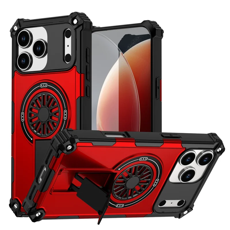 (vermelho, Iphone 15) Capa Protetora Reforçada E Espessa, Compatível Com Carregamento Sem Fio Magnético E Resistente A Quedas.
