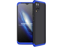 Capa Proteção Graus para Samsung Galaxy A12 HONGWE. Acrílico Anti-Choque Rígida Preto