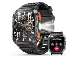 Smartwatch S50 Compass Com Bluetooth E Tela Grande De 2,02 Polegadas (preto)