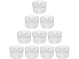 Conjunto De 10 Protetores Transparentes Silicone Antiderrapantes Para Pés Mesas E Cadeiras, Tábuas De Corte, Redução De