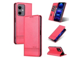 Capa De Celular Xiaomi Redmi Note 12 Em Couro Sintético Texturizado De Bezerro, Fabricada Na China Pela Azns.