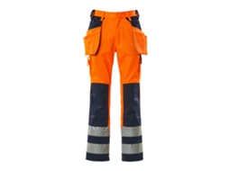 Calças Grandes Com Bolsos Pendurados Safe Compete 09131 Laranja 44 / 32 MASCOT