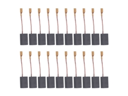 20 Peças De Escova De Carbono Para Furadeira Elétrica, Secador De Cabelo E Amoladora Angular, Conjunto Estável E Robusto