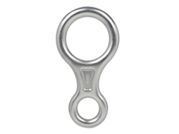 Descensor Figure 8 35kn Prata Equipamento de Escalada