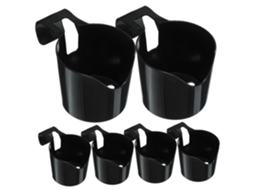 Suporte Para Copos De Piscina, Conjunto De 6 Peças, Em Plástico, Com Gancho, Ideal Para Piscinas E Bares Suporta Copos