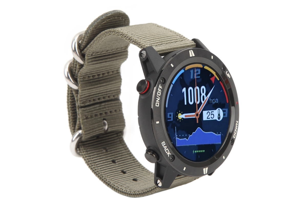 Relógio Inteligente Desportivo Ip68 1.28in Running Swimming Verde Od
