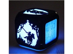 The Legend Of Zelda Relógio De Despertador Led Estéreo 3d Criativo Pequeno Para Quarto Infantil Com Luz Noturna Led Relógio Eletrô Slowmoose