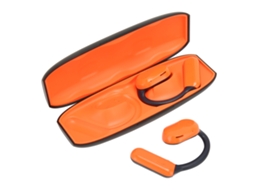 Fones De Ouvido Bluetooth Open Ear 5.3 Com Cancelamento De Ruído, Sem Fio Para Música, Laranja
