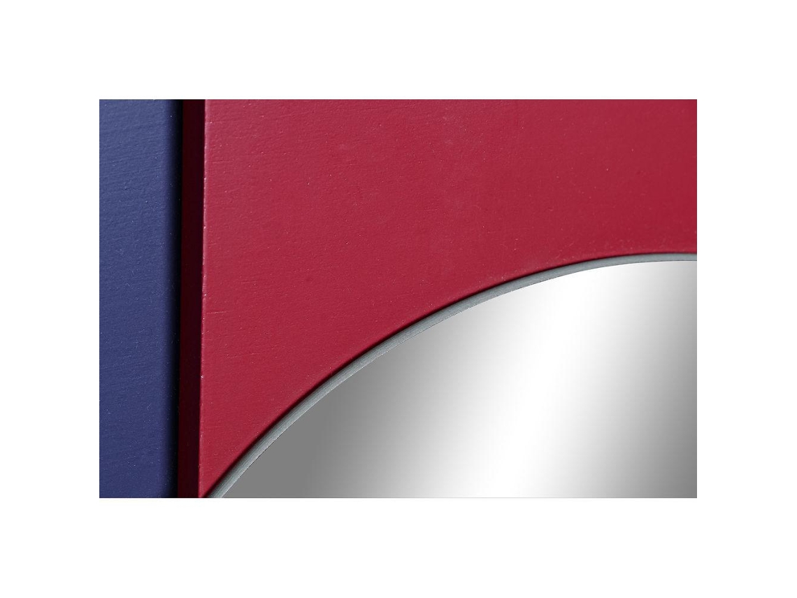 Espelho de Parede Dkd Home Decor Madeira Mdf 2 Pcs 46.5 X 2.5 X 45 Cm