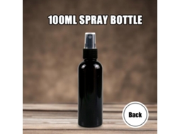 Garrafa Spray Plástica Portátil Com Tampa Transparente Removível
