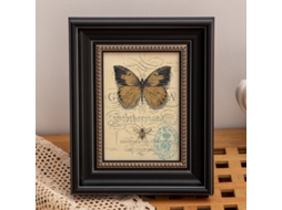 Quadro Para Arranjos Europeus, Prata E Preto, 10 Polegadas, Diâmetro Interno 20,3 * 25,3 Cm (não Inclui Fotos)