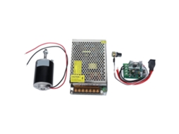 Motor elétrico de alta velocidade dc com regulador 30w 24v 7000rpm | S/MARCA
