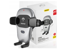 Suporte de Carro DUDAO com Carregador Sem Fio Qi 15w para Iphone Galaxy