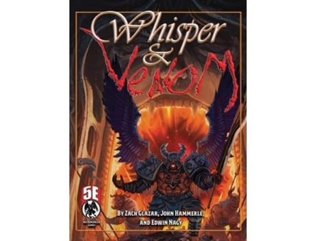 Livro Whisper amp Venom 5e de Zach Glazar (Inglês - Capa Dura)