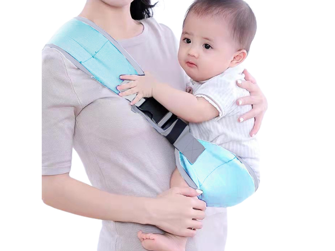 Primerox porte bebê Portátil Sling com Cintura Macia Seguro para Bebê Recém nascido e Lactente 5 Meses 3 Anos